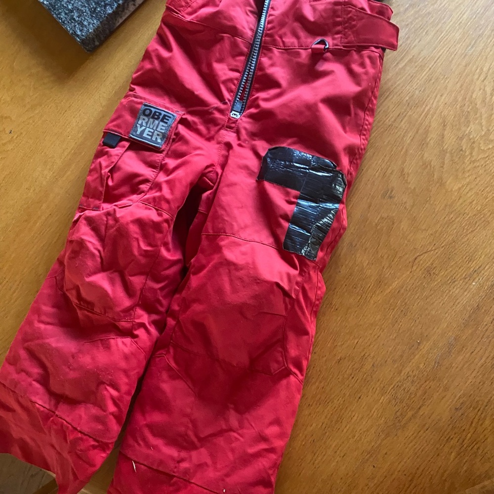 Obermeyer Kids Red Overalls